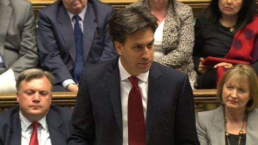 Champion of democracy: Ed Miliband told the country he wants Parliament to provide what the people want, signalling a return to the principles of democratic government that have been abandoned by the Conservatives and Liberal Democrats.